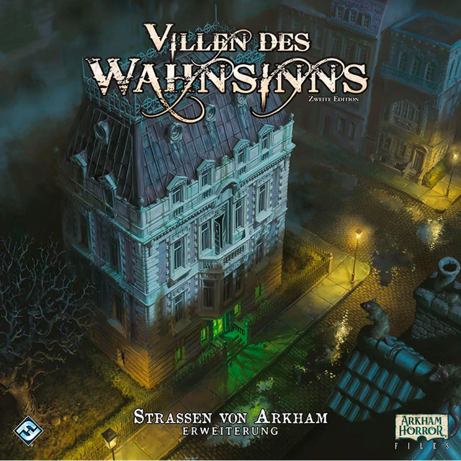 Fantasy Flight Games Huizen van Waanzin Tweede Editie Straten van Arkham Uitbreiding