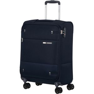 Samsonite Koffer Base Boost Spinner FL dunkelblau, Weichschale, 4 Rollen, 39 Liter, 40 x 55 x 20cm