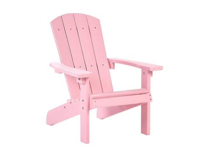 Moderner Muskoka Kinder Gartenstuhl Rosa mit breiten Armlehnen Adirondack