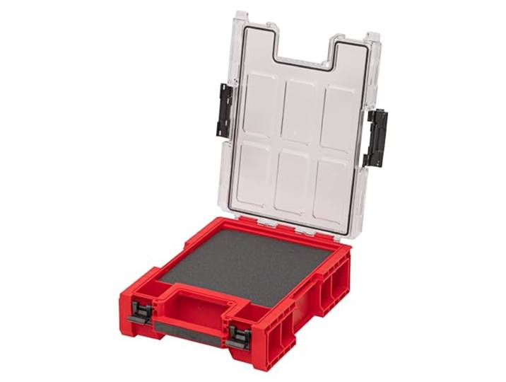 QBRICK SYSTEM Malette Outils Boîtes à Outils Valise ONE Organizer L 2.0 RED Ultra HD Rouge 540 x 390 x 95 mm