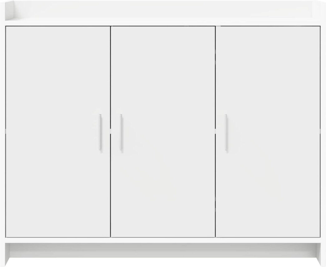Brambly Cottage 98.5cm Sideboard White 80cm H X 98.5cm W X 33cm D