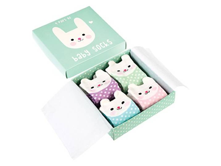 Bunny Design Baby Sokken (set van 4)