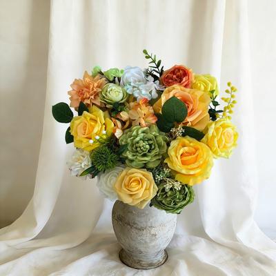 Garvee Artificial Flowers for Home Decor Indoor, , Decorative Floral t for Wedding Party Bouquets Centerpieces Backdrops