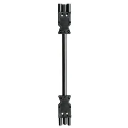 GST 18-3KBS2 SW1 - Verbindungsleitung, 3-pol., St.-Bu., 1 m, sw, 2,5mm2