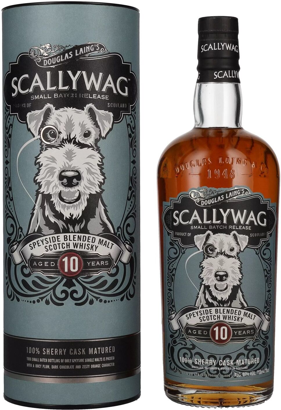 Douglas Laing & Co. Douglas Laing SCALLYWAG 10 Years Old Speyside Blended Malt 46% Vol. 0,7l in Geschenkbox