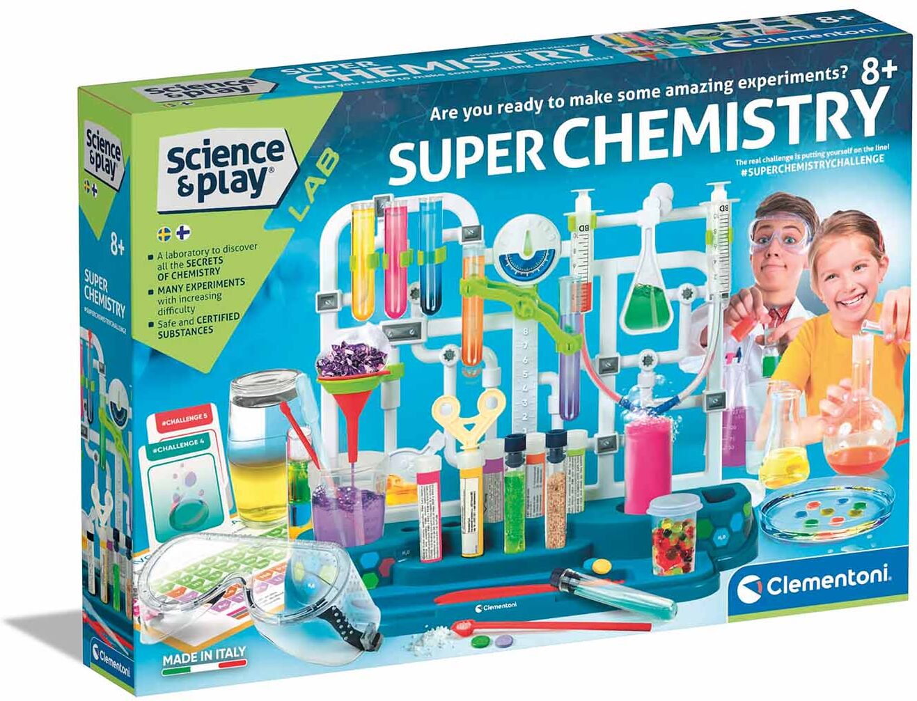 Clementoni Experimentkit Science & Play Super Chemistry