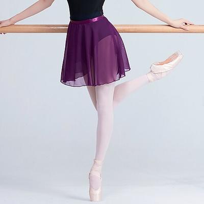 atmungsaktive Ballettröcke, solide Damen-Trainingsleistung, hohes Nylon
