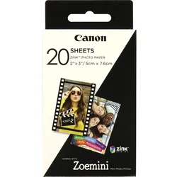 Canon ZP-2030 ZINK Fotopapier 50x75mm - 20 Blatt