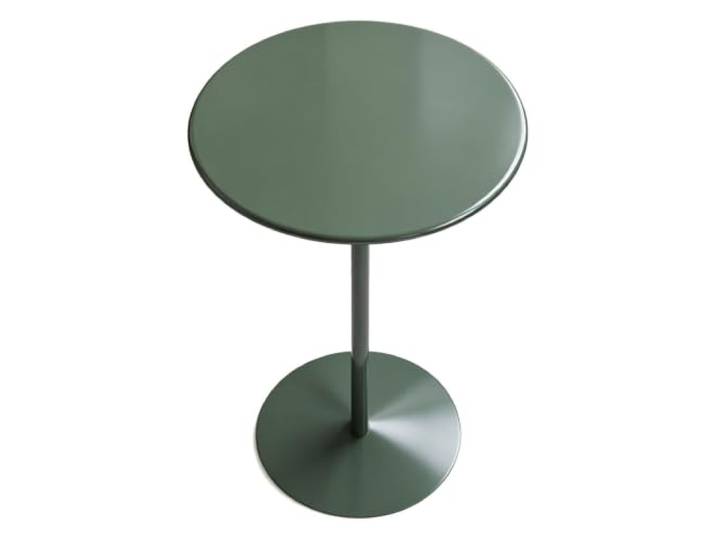 Gaommini Couchtisch Frühstück Esstisch Wohnzimmer Beistelltisch Theken-Bistro-Pub-Tische, runder Bartisch für Terrasse, draußen, drinnen, Büro(48x48x72cm)
