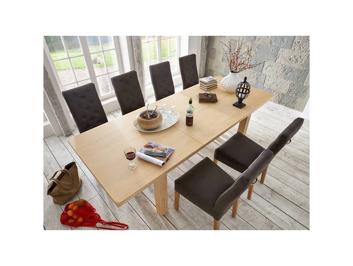 Esstisch I 160 x 77 x 90cm mit Butterfly-Auszug Beige