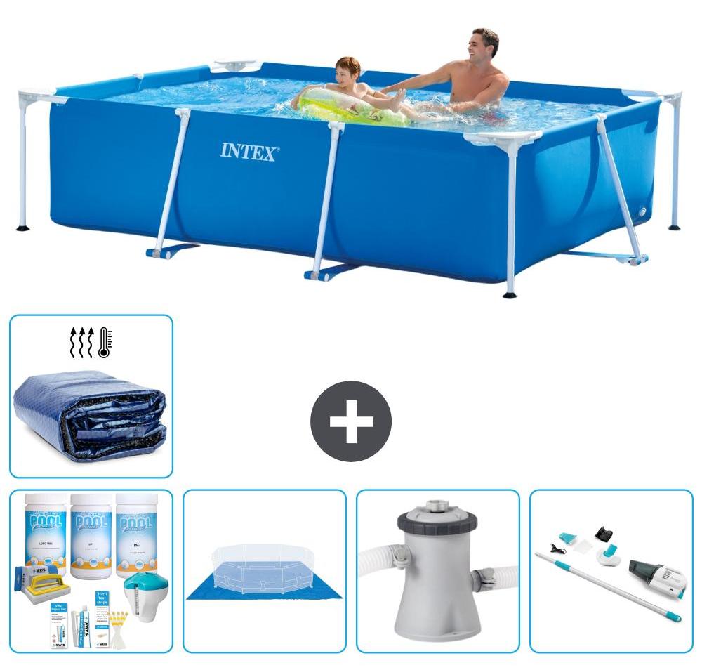 Rechteckiger Frame Pool - 260x160x65 cm - 6-teilig S20037