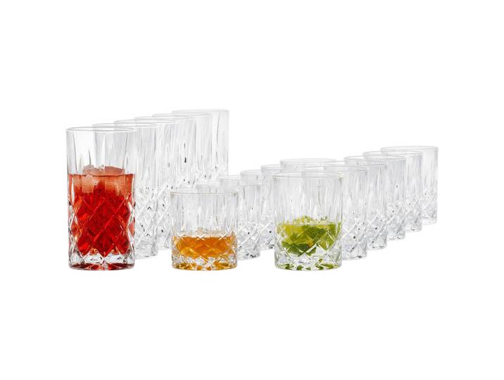 Nachtmann Gläserset, Klar, Glas, 18-teilig, Made in Germany, Glas, Gläser-Sets