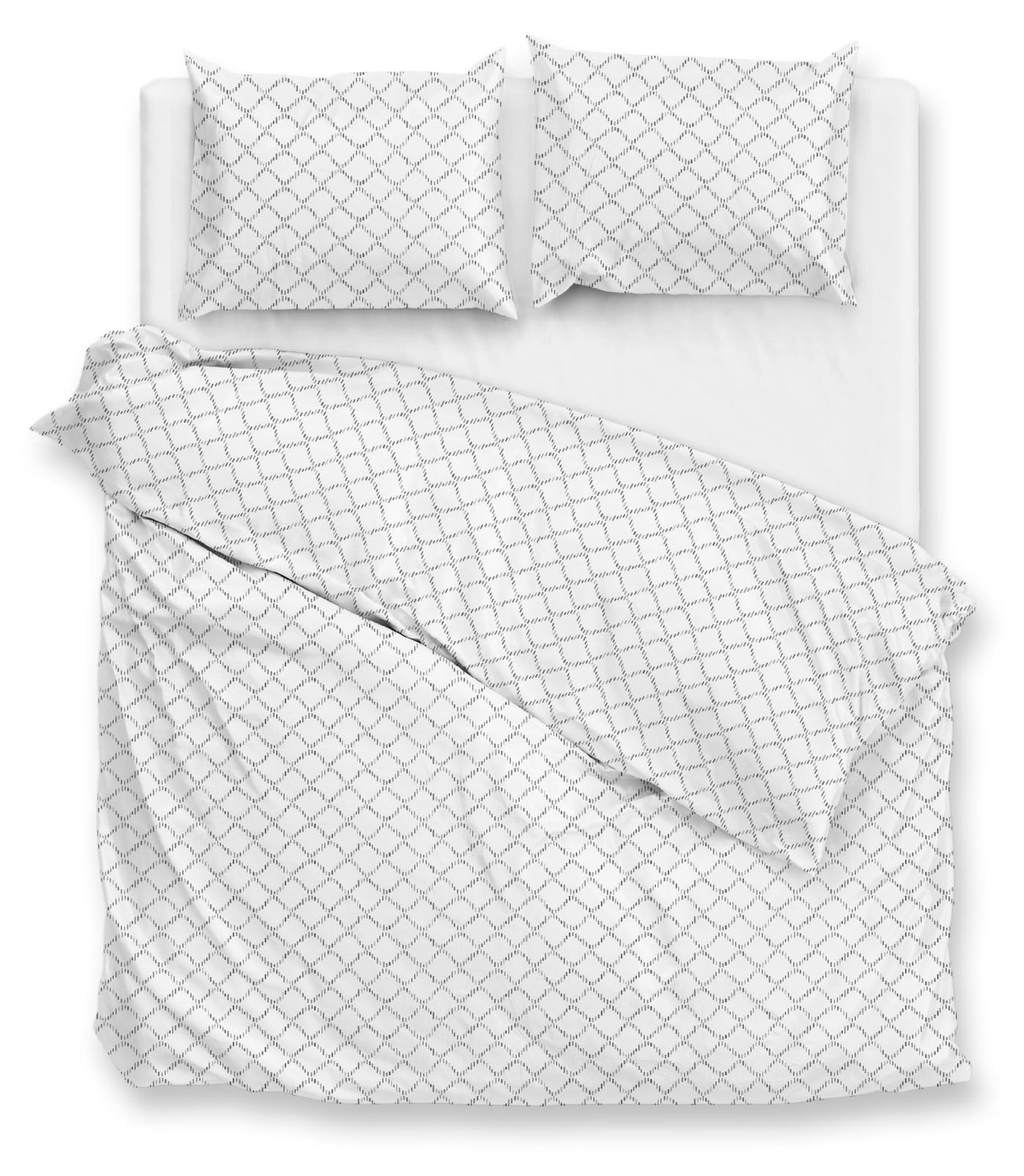 Heckett Living Dekbedovertrek Linea di Satinado White 200 x 220 cm