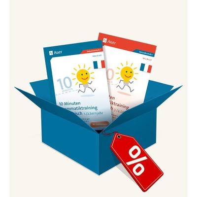 Paket: 10-Minuten-Grammatiktraining Französisch, Set von , Auer Verlag in der AAP Lehrerwelt GmbH, 978-3-403-69049-8