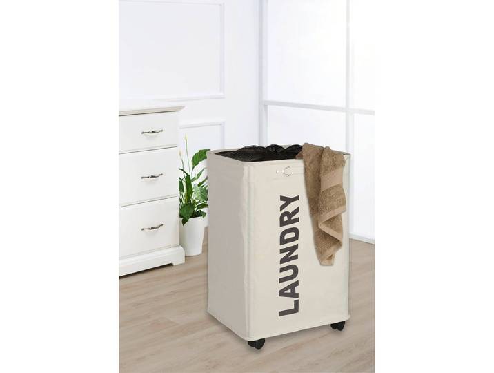 Panier à linge 40 x 60 x 33cm Beige