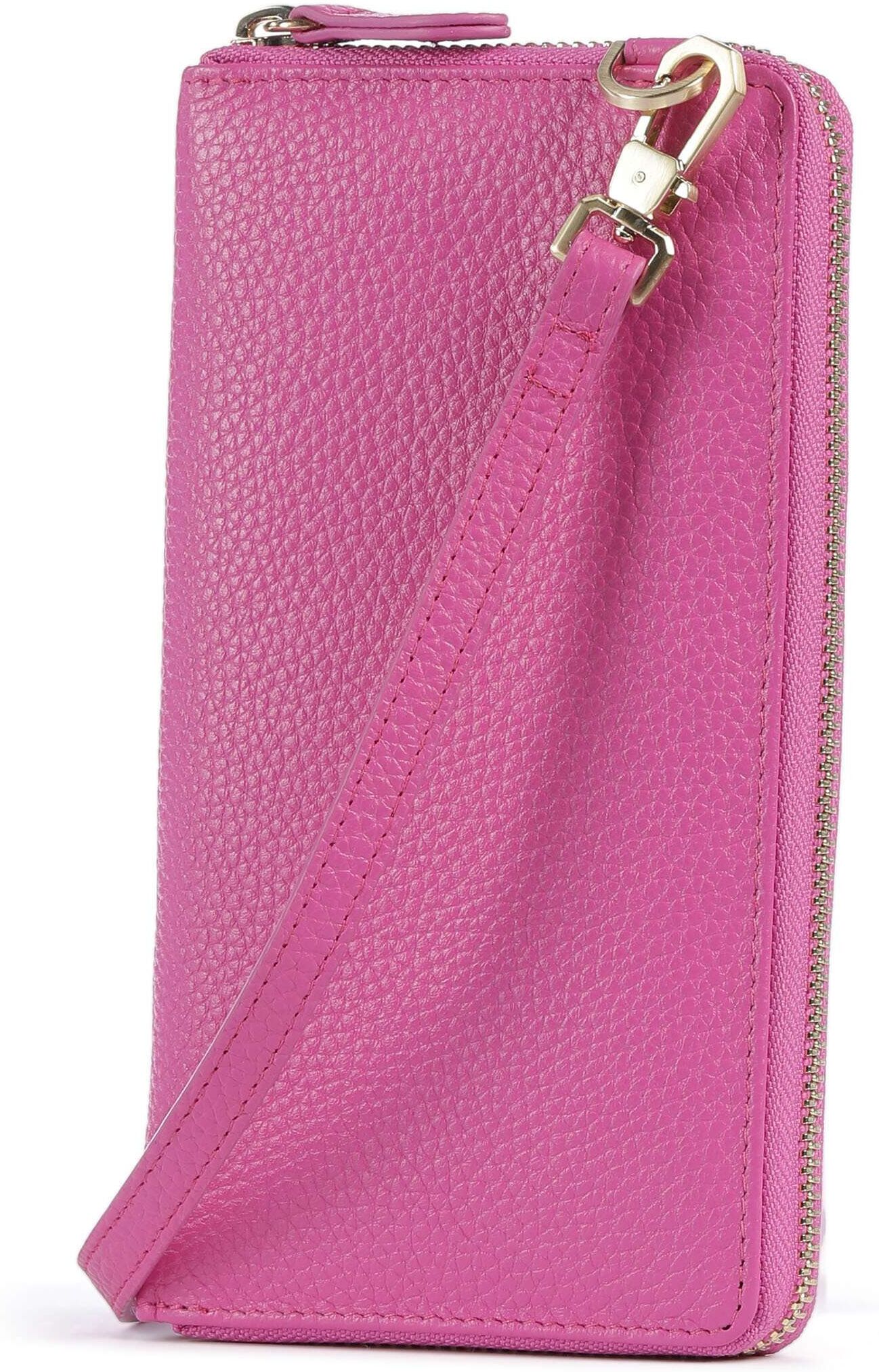 Braun Büffel Asti Handytasche aus Leder, pink