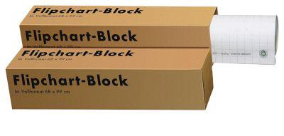 Herlitz Flipchartblock "Recycling", aus 100% Recycling-Papier, blanco, 5 Stück