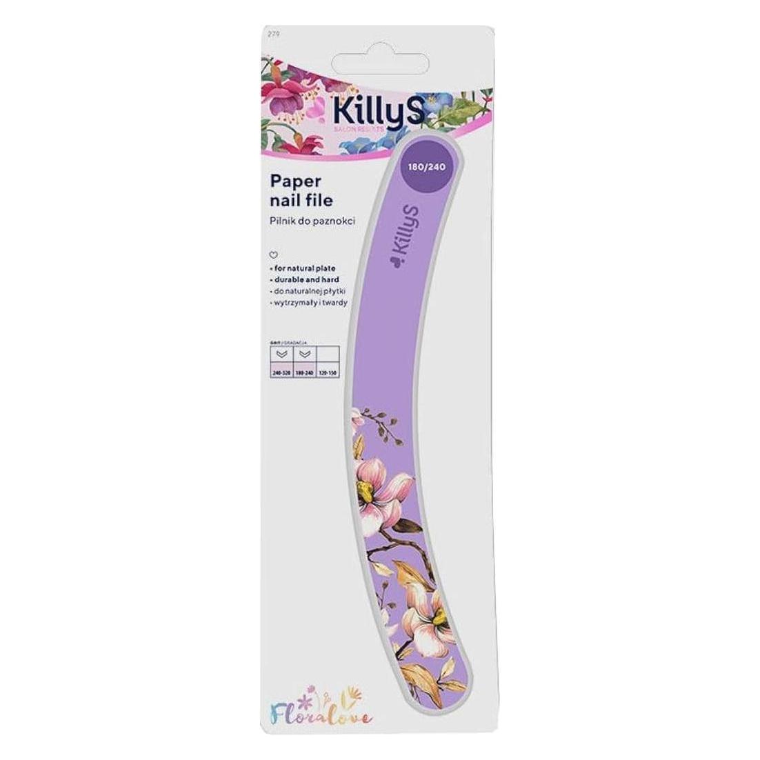 KillyS Floralove Paper Nail File Banana Purple 180/240 (35588465)