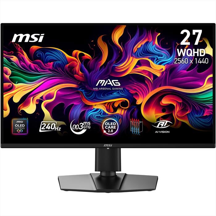 MSI Monitor Led 26,5" Mag 274qp Qd-oled X24-nero