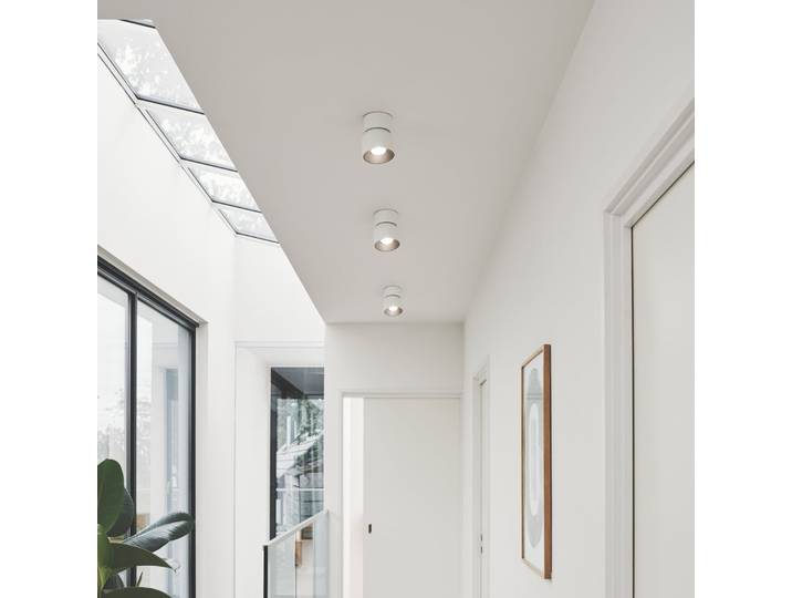 Pitcher Downlight, weiß/silber, 1-flg., Metall - Nordlux - Wohnzimmer - Modern - Mit Abstand