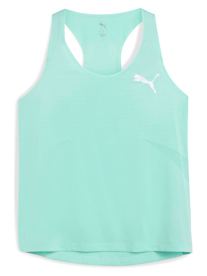 Puma Lauftop "Raceday Ultraspun" in Türkis - L