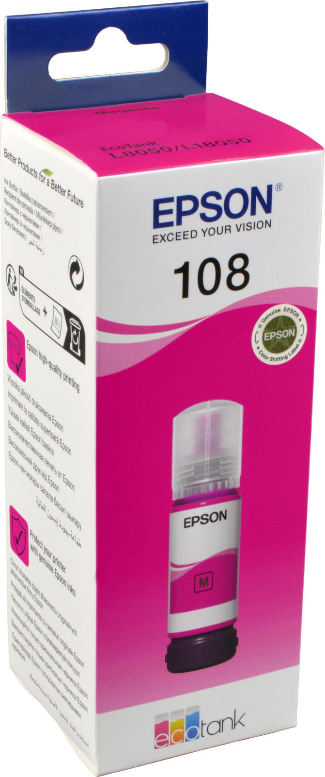 Epson EcoTank 108 Magenta originele navulinkt 70 ml