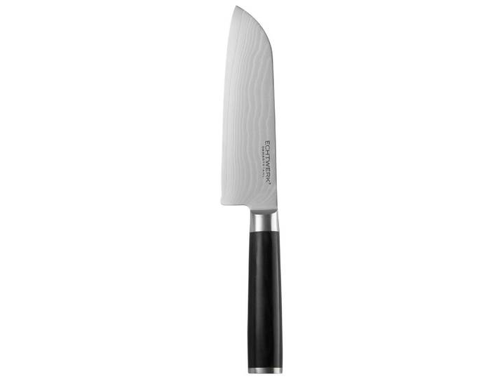 Echtwerk Santokumesser, Holz, 30.5 cm, Lfgb, ergonomischer Griff, extrem scharf, Kochgeschirr, Küchenmesser, Santokumesser