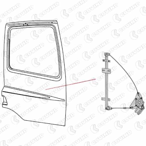 COVIND CF0/176 Window regulator