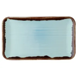 Dudson Churchill Harvest Turquoise Tablett Rechteckig Organ. 27x16cm