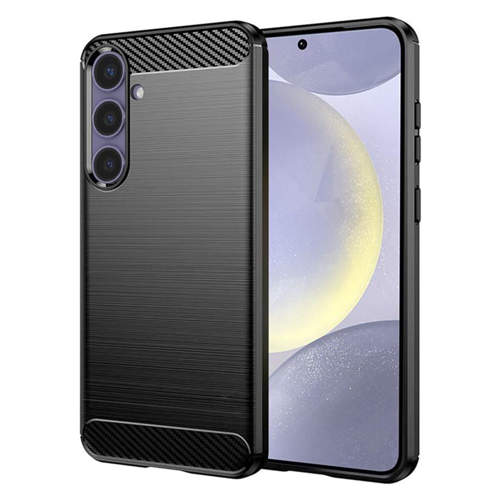 Techsuit - Carbon Silicone - Samsung Galaxy S24 Plus - Black (Samsung Galaxy S24+) (56347260)