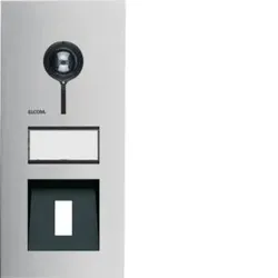 Elcom REV511Y Türstation Video 1/1 2Draht Edelstahl matt ONE für Fingerprintleser-Einbau