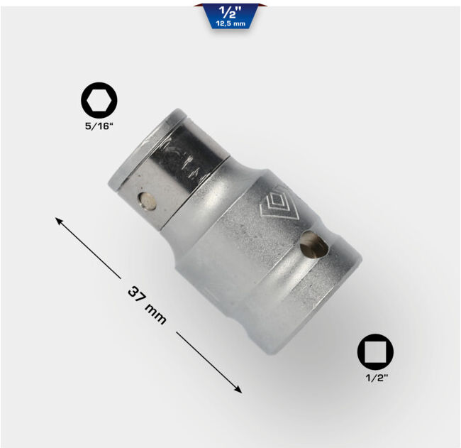 Brilliant Tools Adaptateur d’embout 1/2 pouce (BT022907)