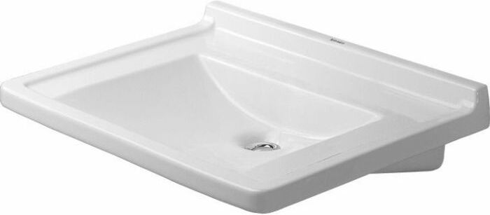 Duravit Starck 3 Vital Med Waschtisch 03127000001 70 x 54,5 cm, weiss, wondergliss, ohne Überlauf