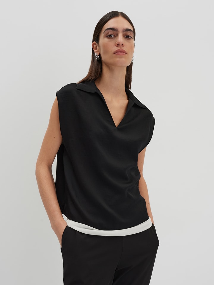 Someday Bluse in Schwarz - 40