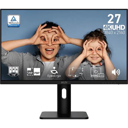 27" (68,58cm) MSI Pro MP273UPDE E6 schwarz 3840x2160 1xDisplayPort 1.4a / 2x HDMI 2.0b