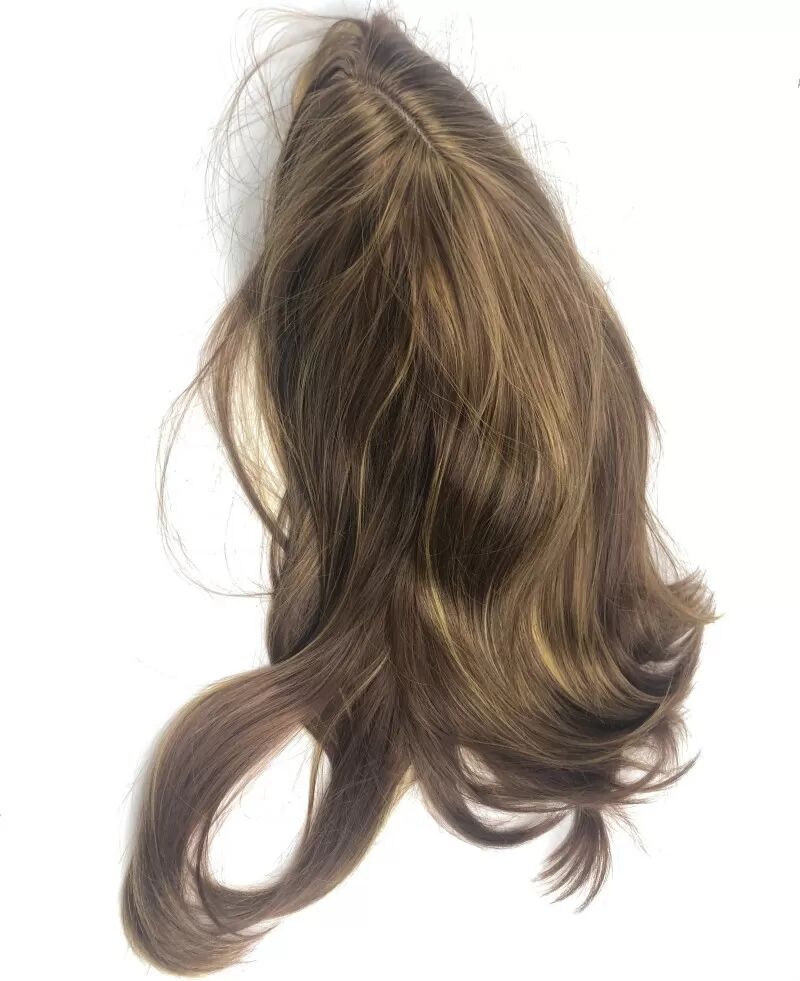 INF Perruque longue chic pour femme, super légère et respirante Modèle 3 Brun clair