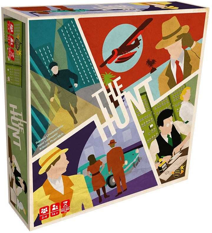 The Hunt Board Game by Don't Panic Games - Compete as a Faction Hunting Fugitives in Post-War Europe