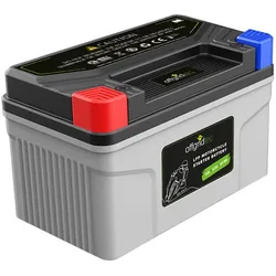 Offgridtec Motorradbatterie LiFePO4 12,8V 5Ah Starterbatterie YTX7A-BS, UTZ10S(MF), YTZ10S, UTX9-BS(MF)