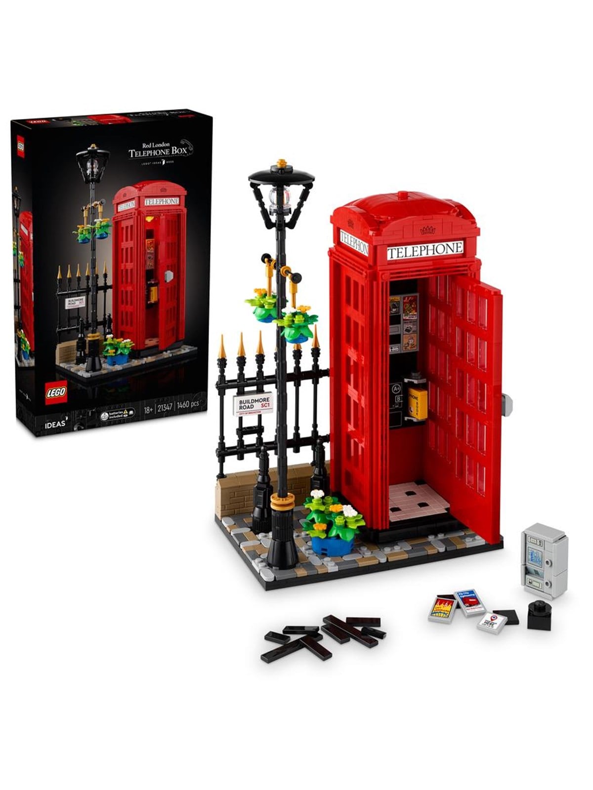 LEGO Ideas 21347 Rote Londoner Telefonzelle