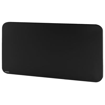 VASNER Infrarotheizung "Citara T Plus 1100 W", schwarz, B/H/T: 140cm x 60cm x 2,5cm, 1.100 W, rechts, Heizkörper, Metall Heizpaneel Tafelheizung abgerundet schwarz