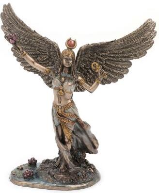Unicorn Studio 11.42 in H Egyptian Goddess Isis Figurine Poly Resin