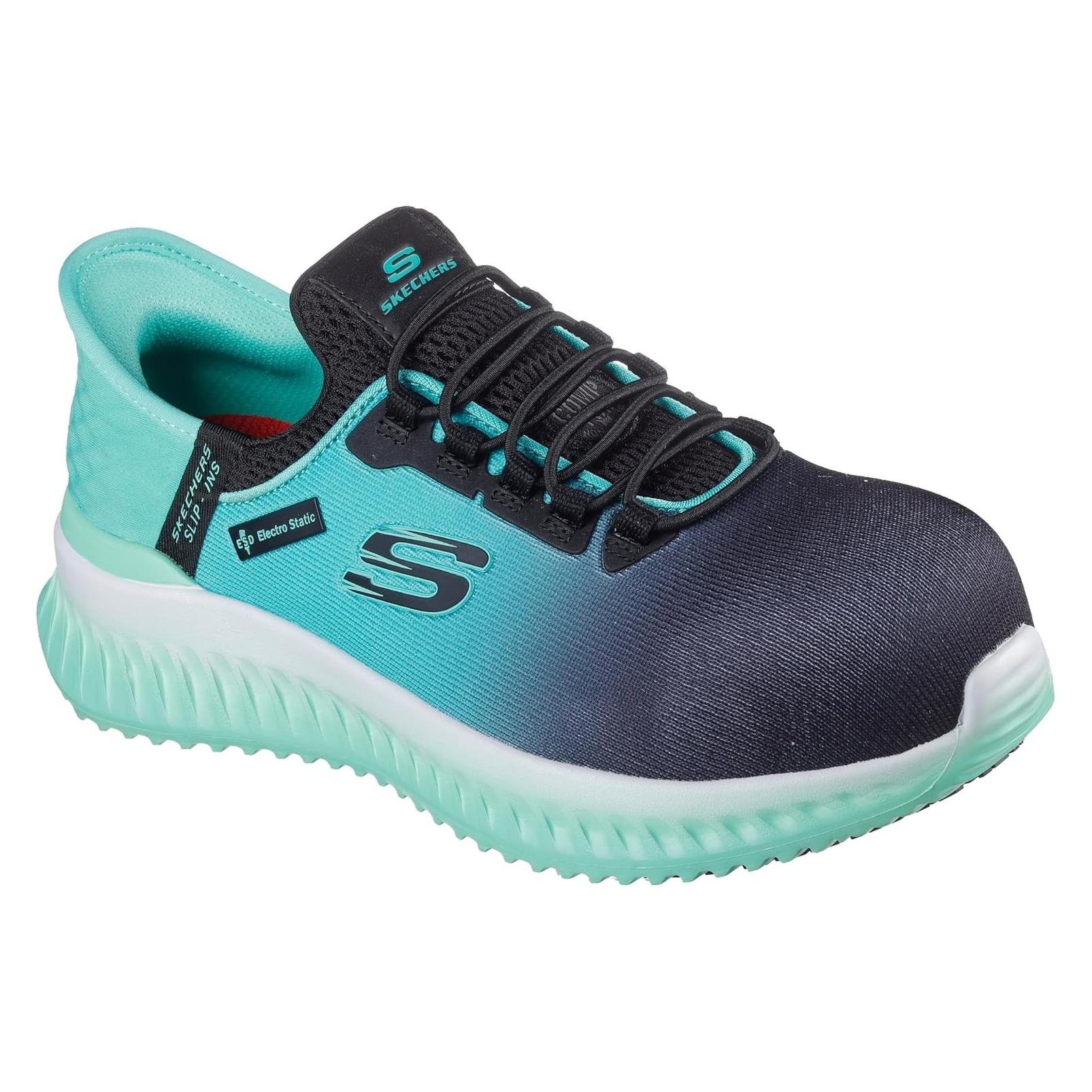 Skechers Work Slip-Ins teal (S1, 41) (108152EC BKTL)