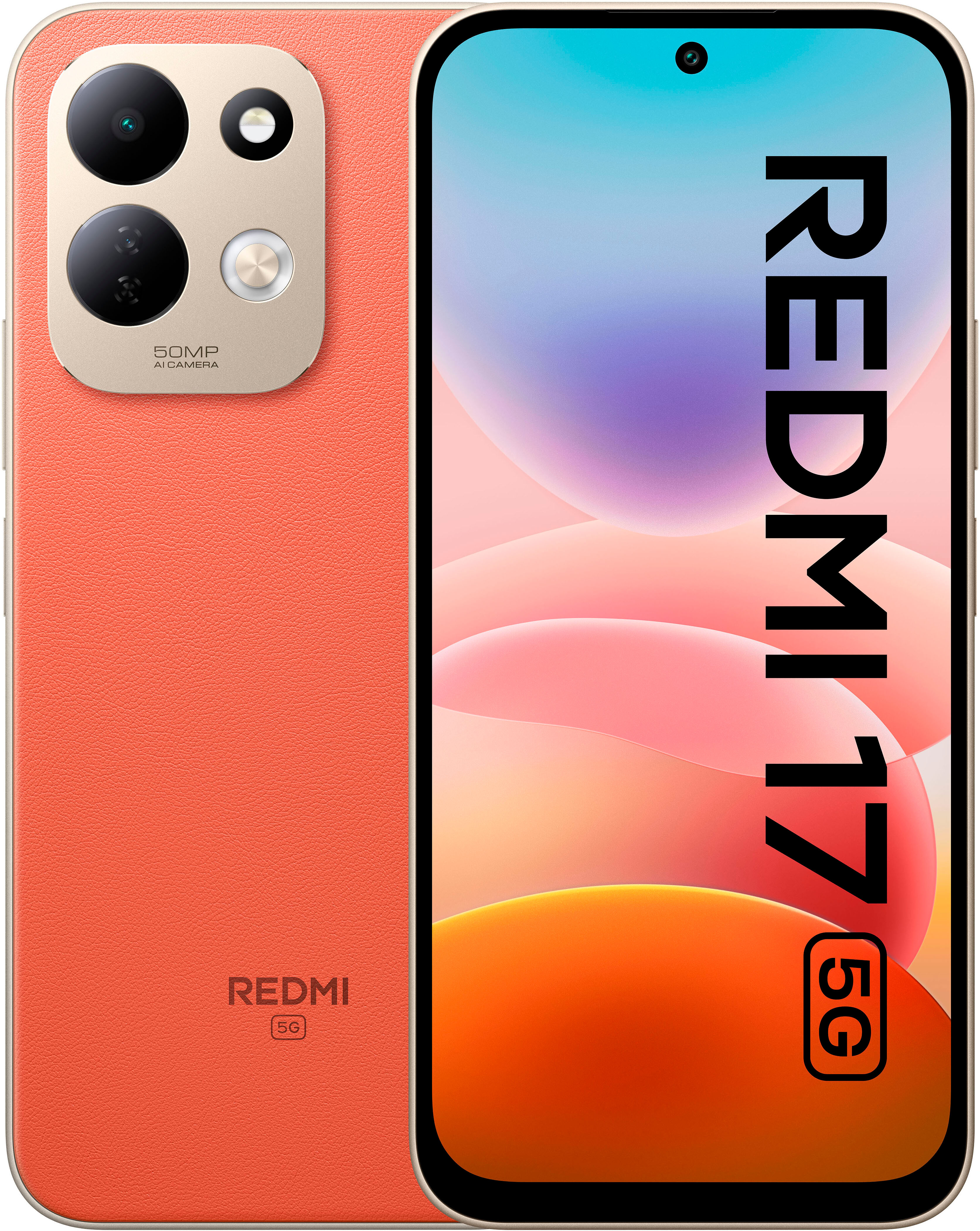 XIAOMI Smartphone "REDMI 17 5G", Energieeffizienz: A, orange (vivid orange), 256 GB, Mobiltelefone, Smartphone vivid orange 256 GB