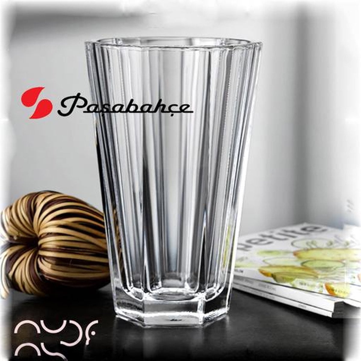 Nude Crystal Glass Glazen Vaas, Hoogte: 25 cm