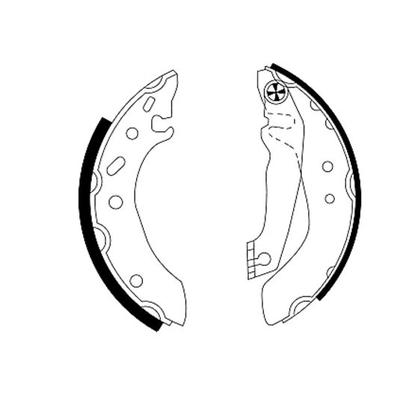 TEXTAR Bremsbackensatz 91043700 für Ford