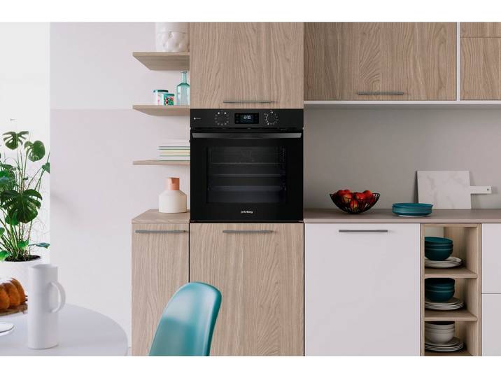 Privileg Backofen PBA2S85HU1K, mit Teilauszug, Hydrolyse, Turn&Go – Automatikprogramme starten mit nur einem Dreh