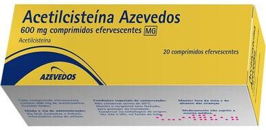 Acetilcisteína Azevedos Expectoração 20 comprimidos efervescentes