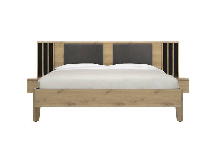 Bett Rivo Eiche Dekor Holzwerkstoff 180 x 200 cm - Bett