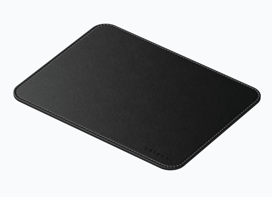 Satechi Vegan-Leather Premium Mouse Pad Schwarz