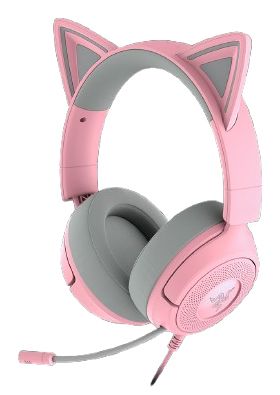 Razer Kraken Kitty V3 X Over-Ear Gaming Kopfhörer kabelgebunden (Pink) 48069633